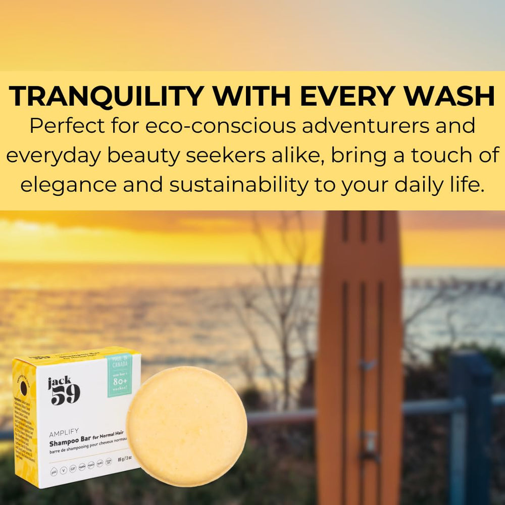 Jack59 shampoo bar helps reduce static for smoother hair