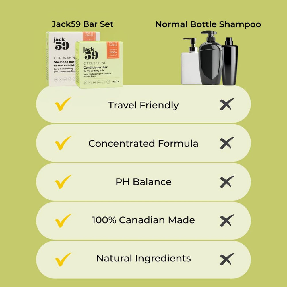Jack59 travel-size conditioner bar pack ideal for trips