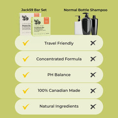 Jack59 travel-size conditioner bar pack ideal for trips