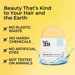 Jack59 travel-size shampoo bar shown for on-the-go use