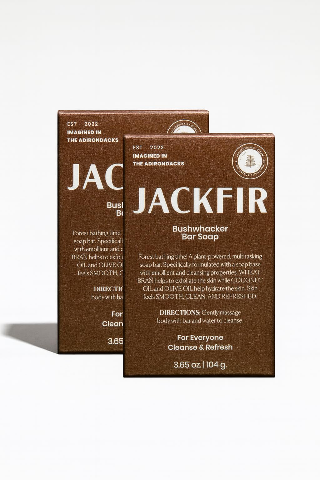 Jackfir Bushwhacker bar soap pack for hydrating cleanse and easy routine