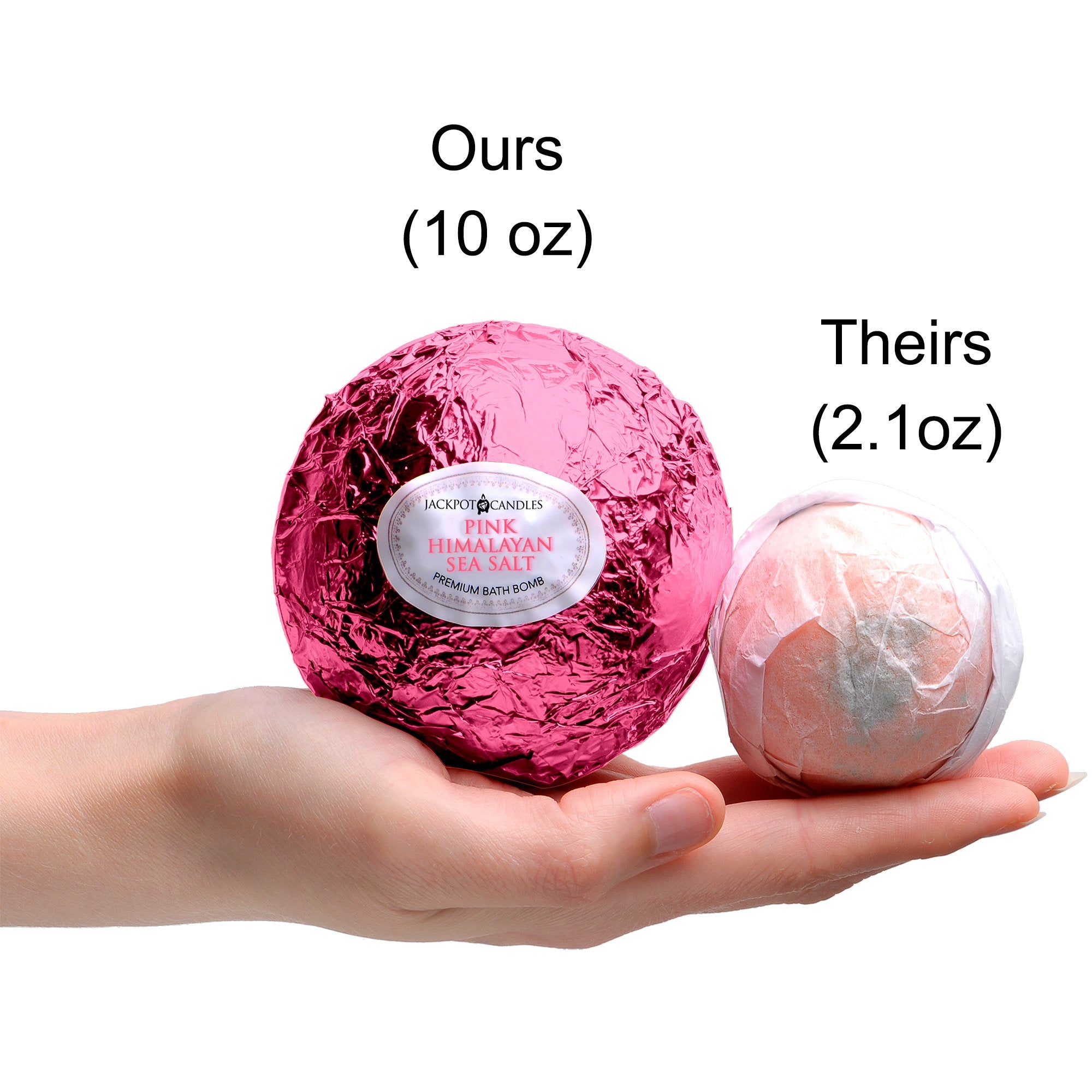 Jackpot Candles bath bomb with surprise ring inside, perfect gift delight.