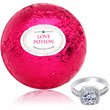 Love Potion bath bomb creates a relaxing bath ritual