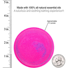 Jackpot Candles USA-made bath bomb, extra-large size for long, luxurious soaks.