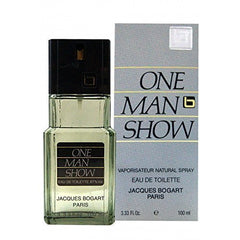 Jacques Bogart One Man Show notes dry woods moss tobacco for confident daytime and evening wear
