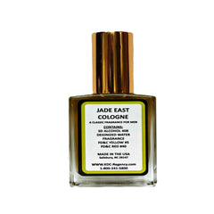 Jade East cologne spray nozzle action highlighting precise application for controlled scent