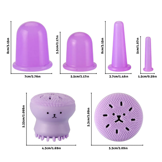 JADE KIT eye cups for delicate eye contour massage and relaxation.