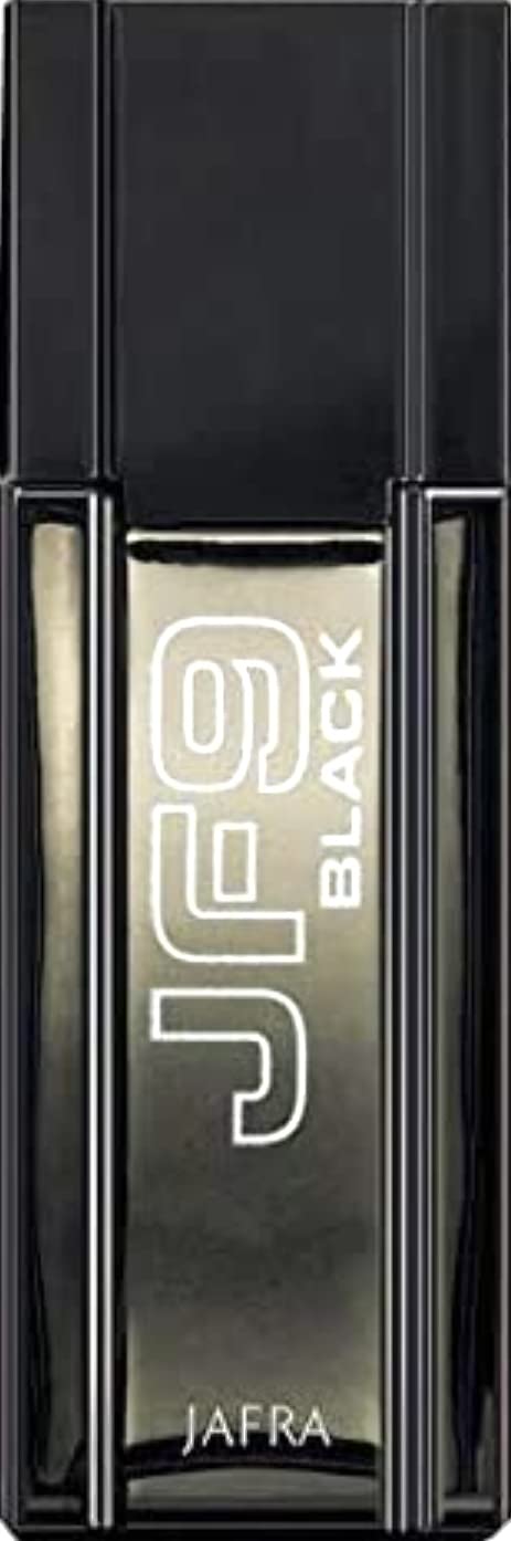 JAFRA JF9 Black cap closeup emphasizing premium finish