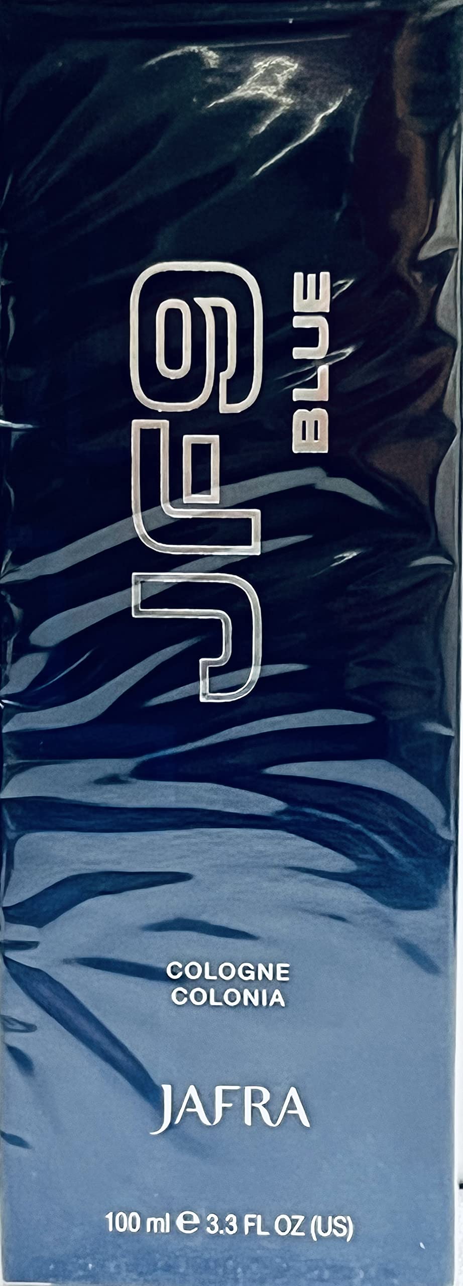 JAFRA JF9 Blue Cologne box packaging shown for gift-ready presentation.