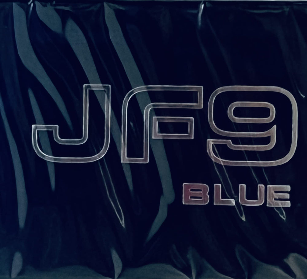 JAFRA JF9 Blue Cologne gift set shown with premium packaging.