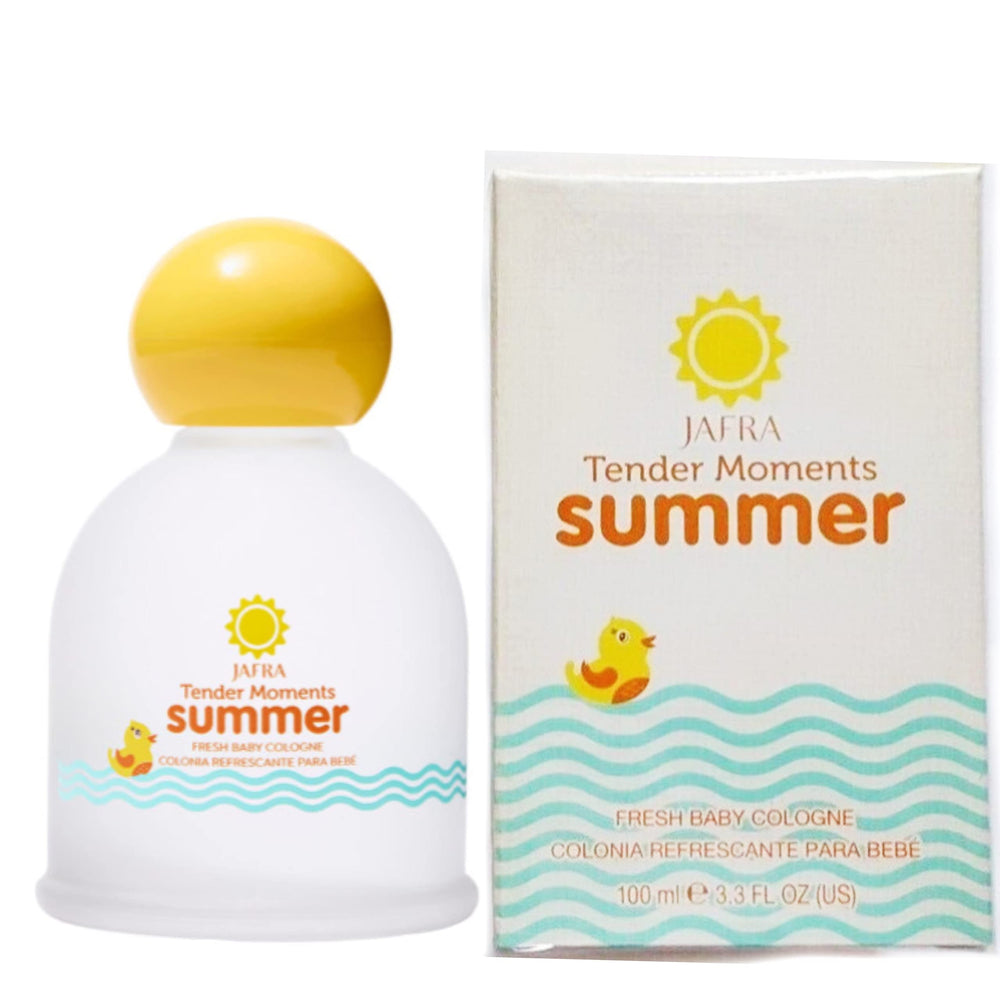 JAFRA Tender Moments Summer Fresh Baby Cologne bottle pour for gentle summer scent on babies