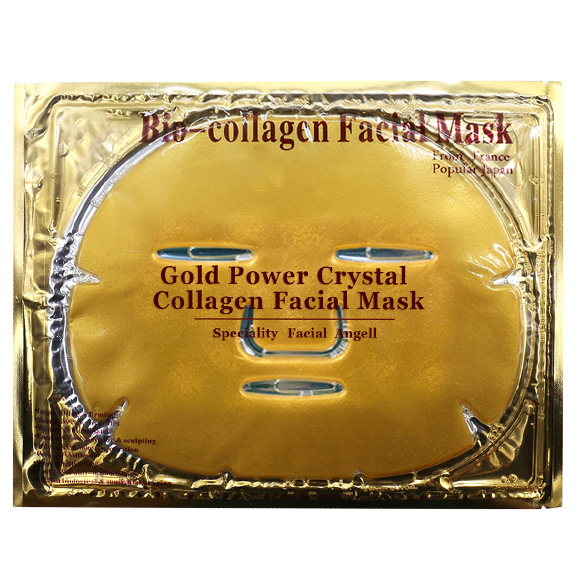 Jakuva gold mask ready for at-home spa relaxation.
