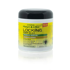 Jamaican Mango Lime locking firm wax front view for defined curls