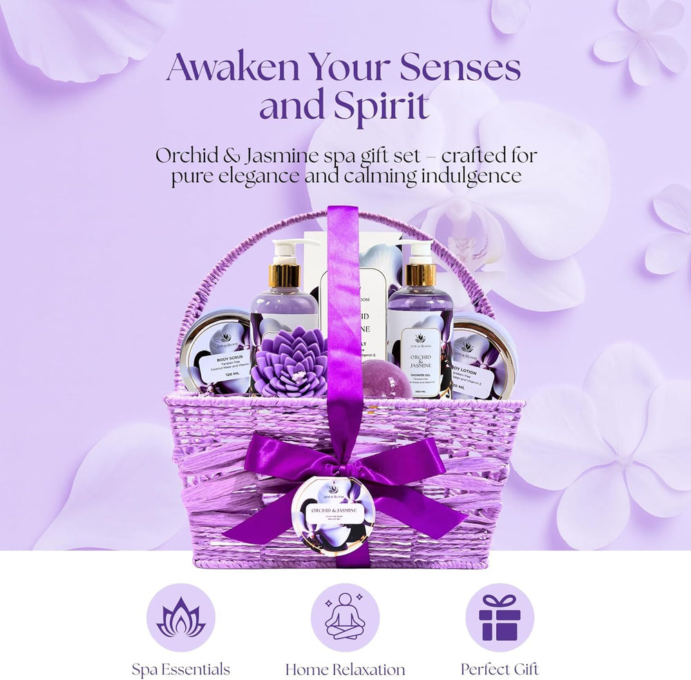 Jane & Bloom Bath Salt and Scrub Set with mineral-rich exfoliation