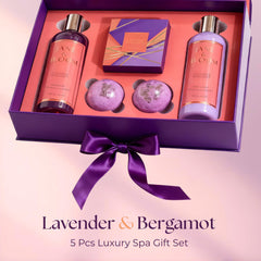 Jane & Bloom Lavender & Bergamot Shower Gel bottle ready for refreshing showers.