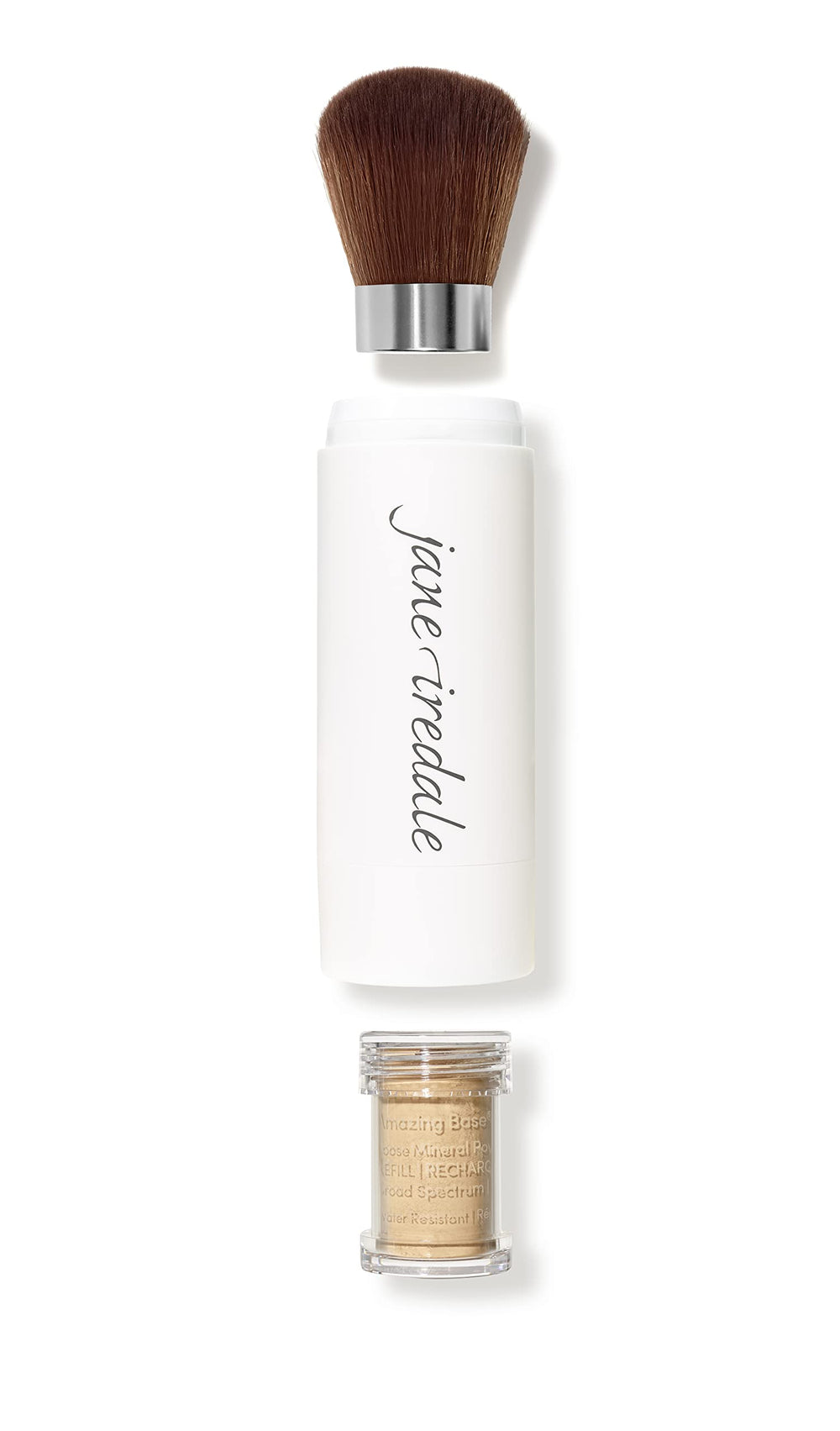 Jane Iredale Amazing Base soft-bristle brush suitable for sensitive skin.