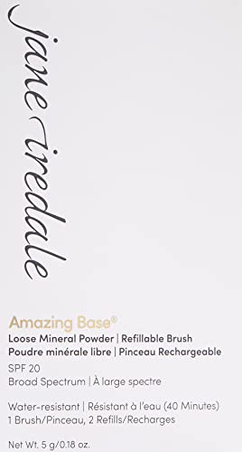 Powder swatch from Amazing Base mineral powder on skin for luminous finish