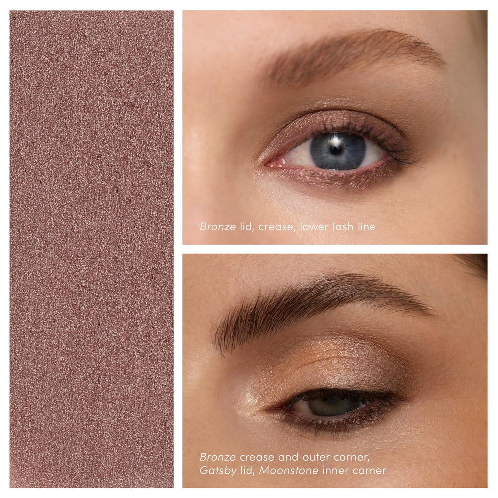 jane iredale ColorLuxe Eye Shadow Stick cream-to-powder finish shown on skin