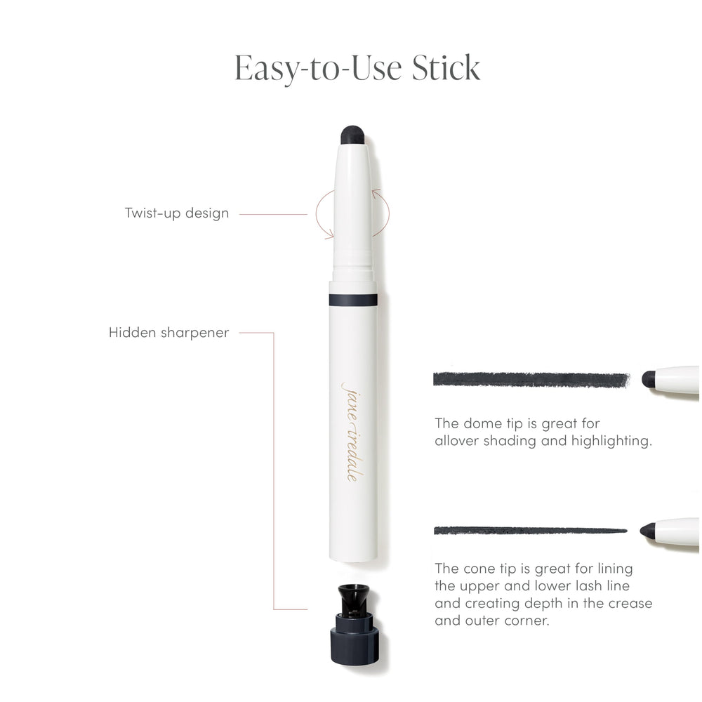 jane iredale ColorLuxe Eye Shadow Stick long-wear velvet finish in bronze