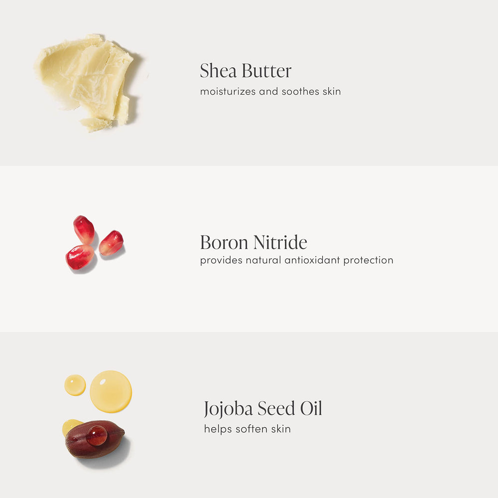 Jane Iredale PureBronze Matte Bronzer natural tones provide sun-kissed warmth.