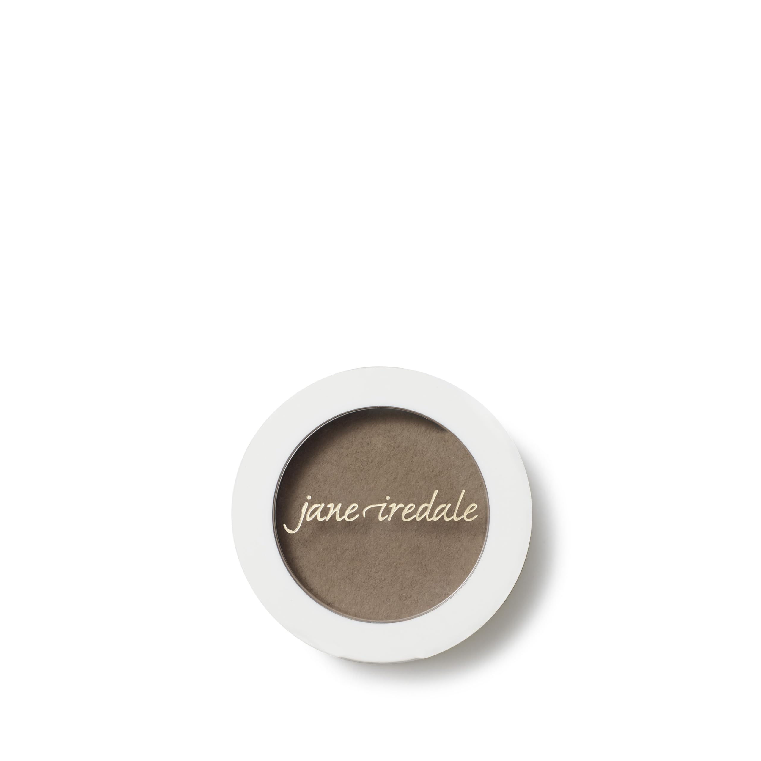 Jane Iredale PureBrow brow powder ash blonde compact open, silky-soft texture for diffused fill.