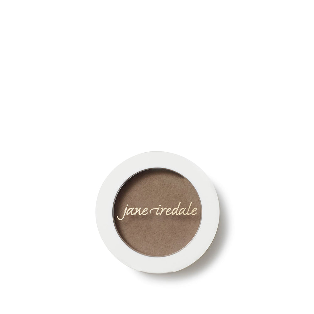 Jane Iredale PureBrow brow powder ash blonde compact open, silky-soft texture for diffused fill.