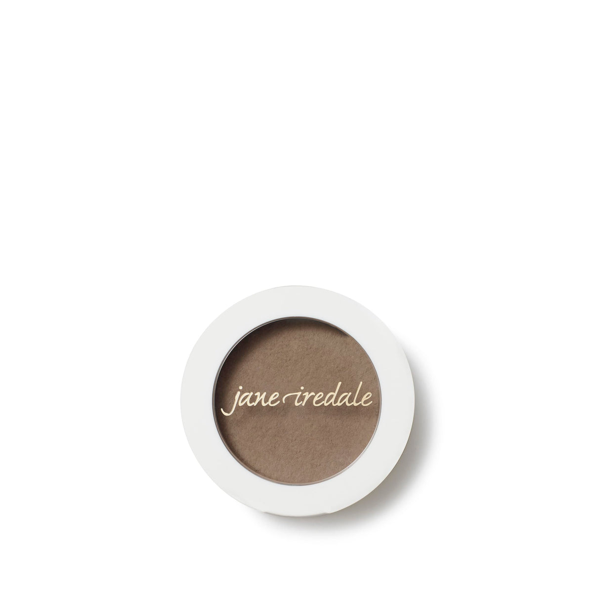 Jane Iredale PureBrow brow powder ash blonde compact open, silky-soft texture for diffused fill.