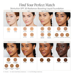 Jane Iredale Skintuition foundation with easy shade match for real-looking color.