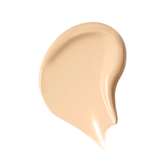 Jane Iredale Skintuition SPF 30 foundation bottle back, highlighting shade and ingredients info