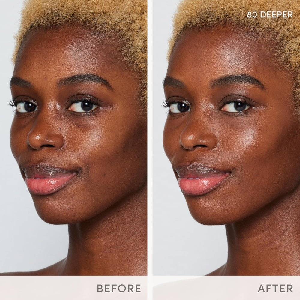 Jane Iredale Skintuition SPF 30 foundation being dispensed for easy, even application.