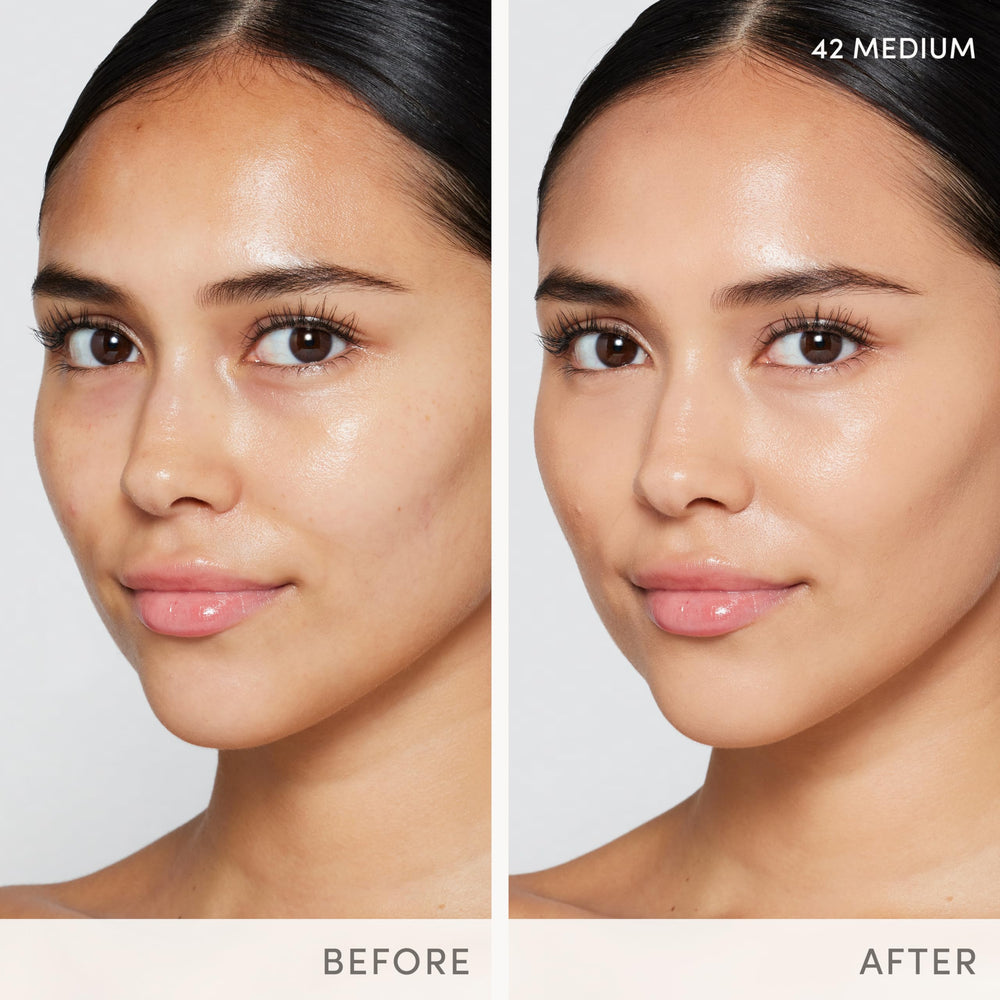 Closeup of Jane Iredale Skintuition SPF 30 foundation pump for precise application.