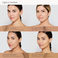 Jane Iredale Skintuition blurs fine lines and texture for smoother skin.