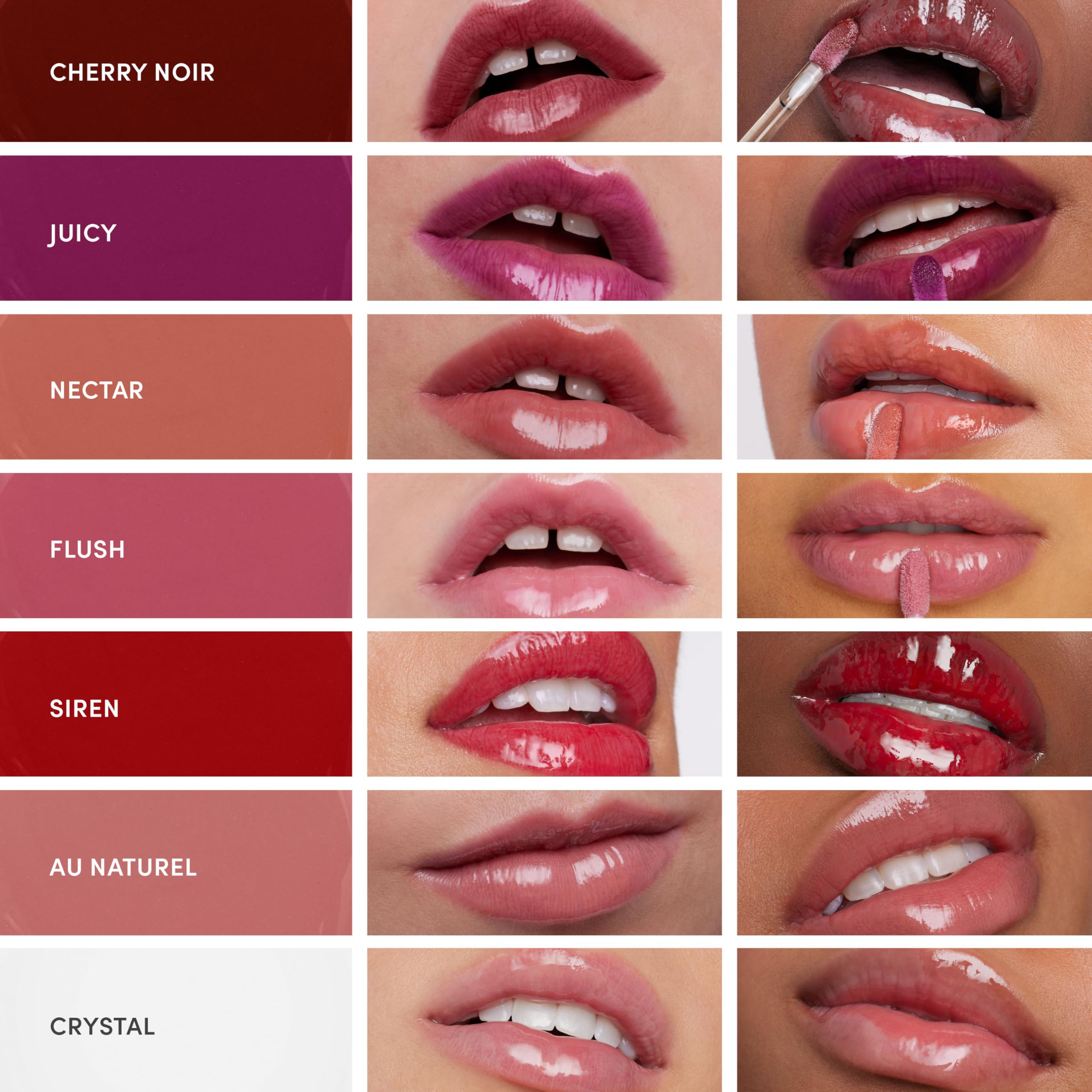 Jane Iredale ColorLuxe Lip Glaze smooths texture for a sleek lip surface
