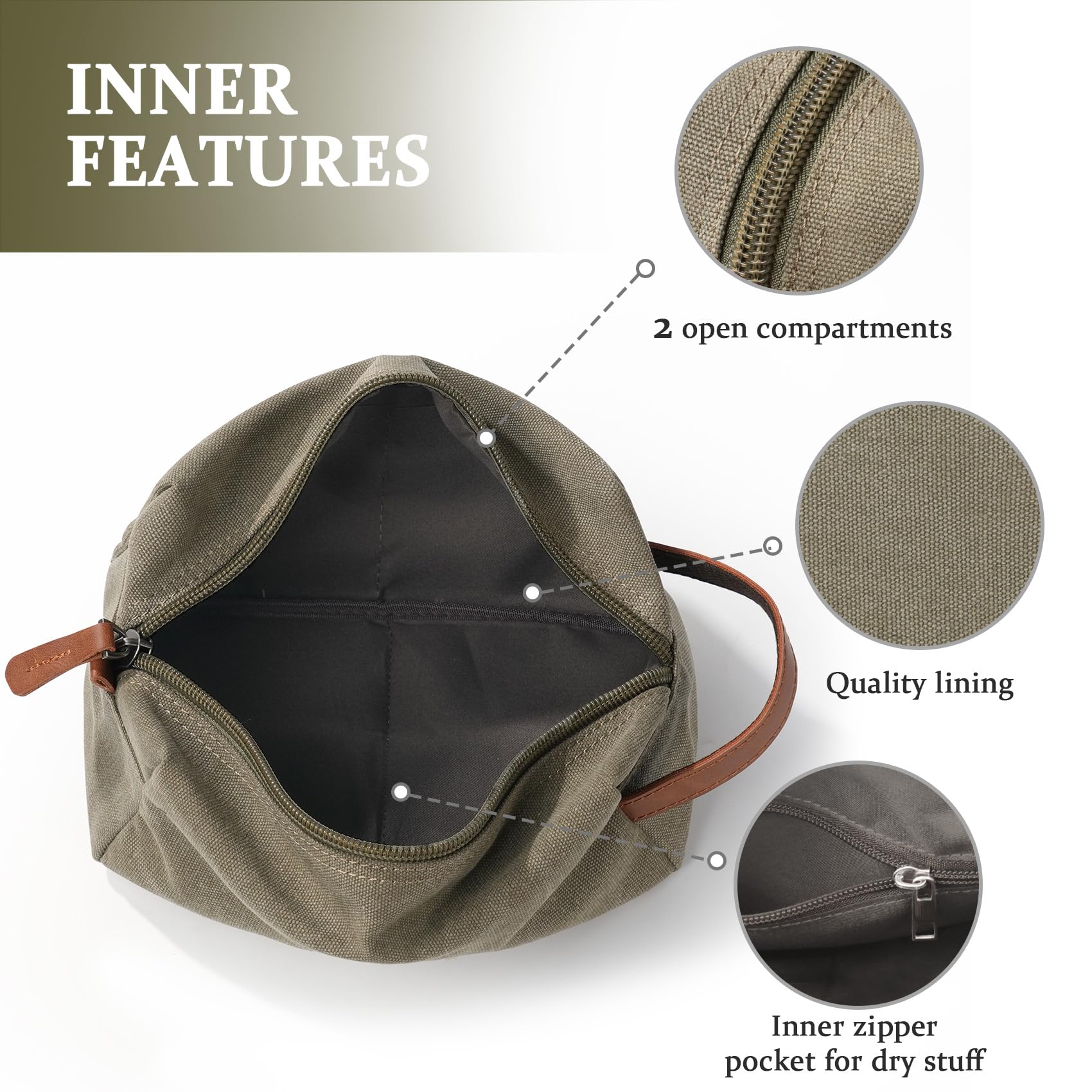 Janhavi durable leather handle and sturdy zipper for daily use