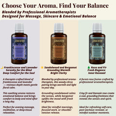 Janicorn sandalwood bergamot scent offers woody citrus notes for grounding