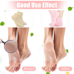 Janmercy Aloe Socks non-slip bottom illustrating stable traction during lounge time.