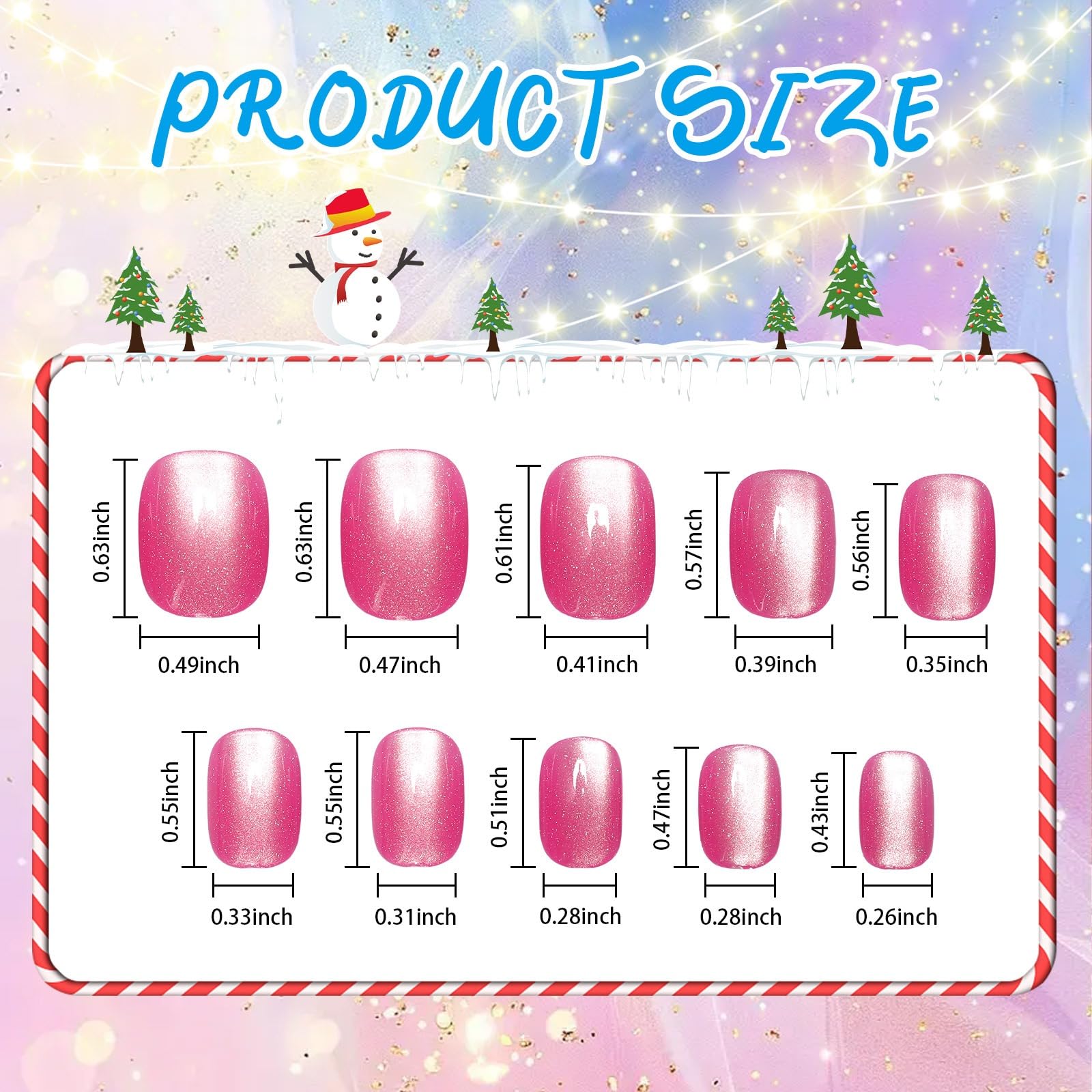 JANYUN four-color theme nails for versatile daily and party wear