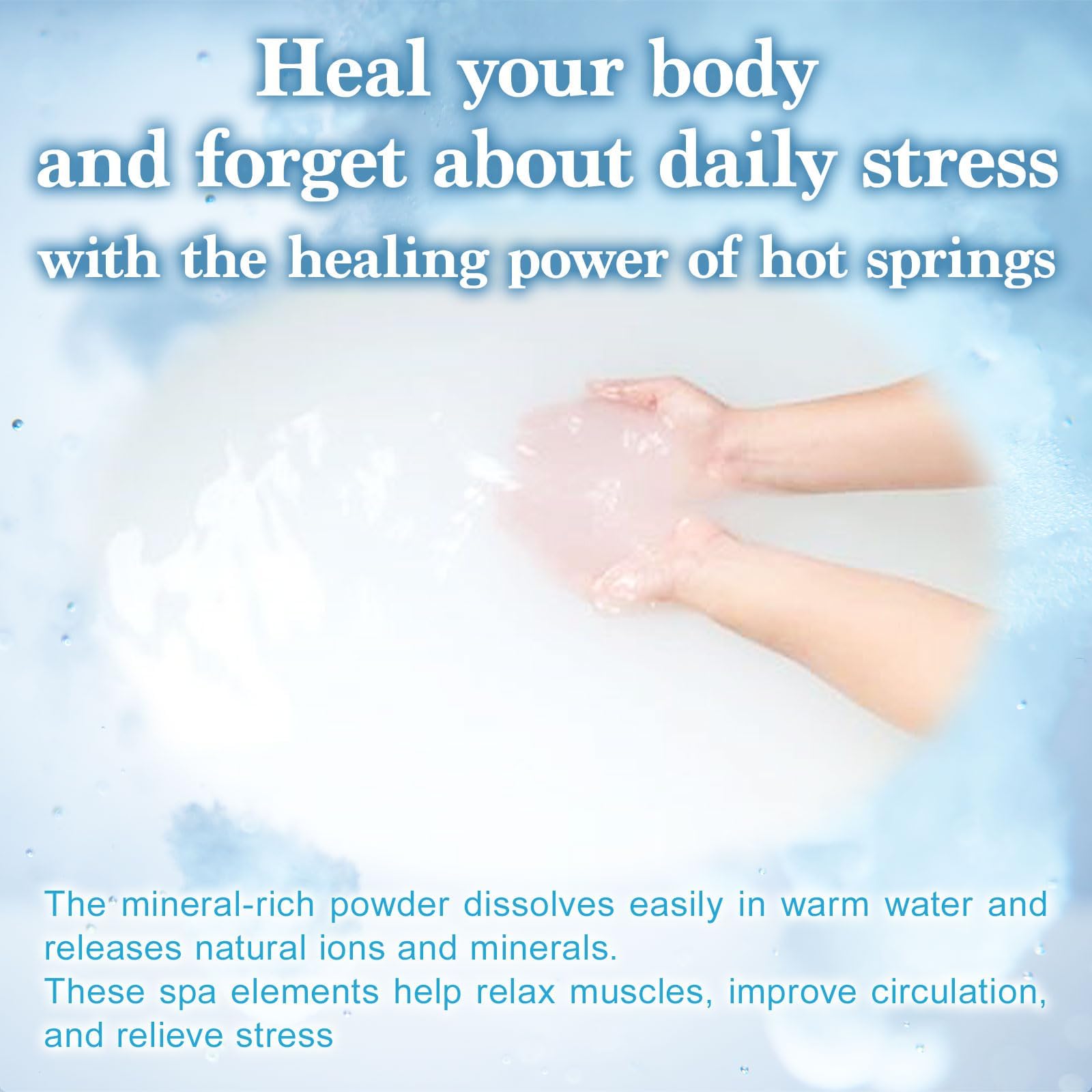 Japan Onsen powder delivers a soothing sulfur aroma reminiscent of mountain hot springs.