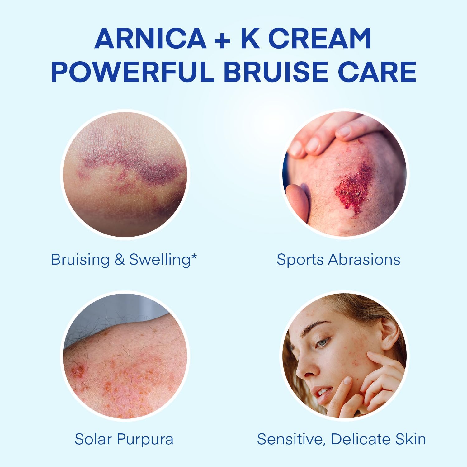 Jardient Arnica Cream texture swatches show rich hydrating formula