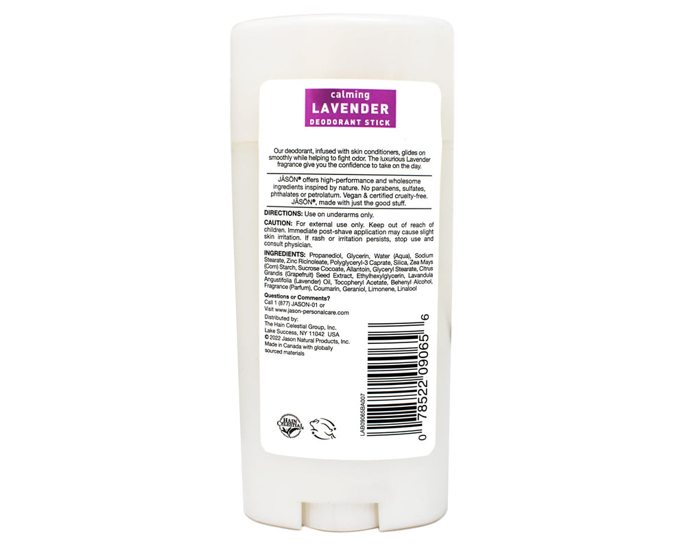 JĀSÖN Calming Lavender Deodorant Stick lavender field mood and natural scent