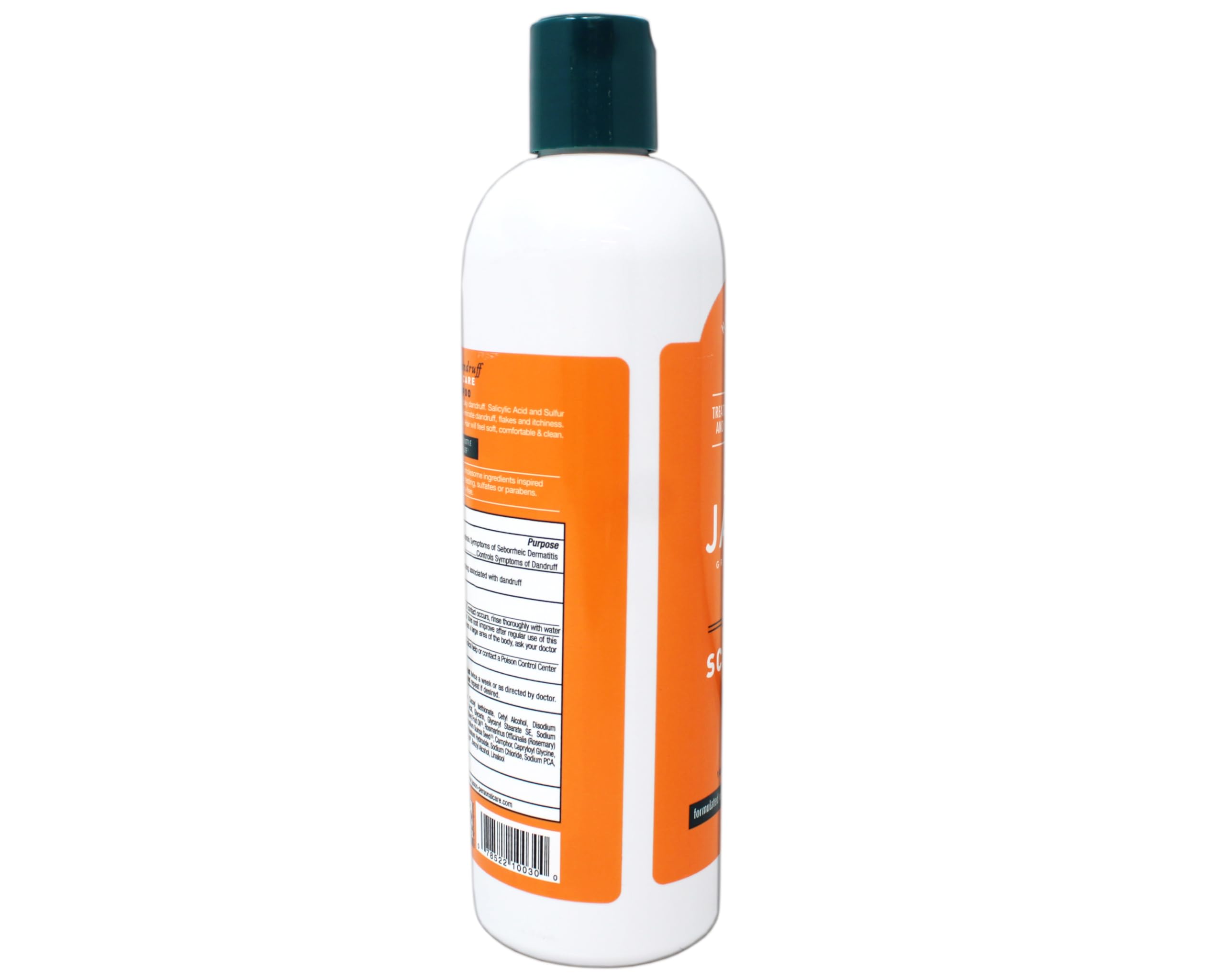 Jason Dandruff Relief foamy lather on scalp during cleansing.