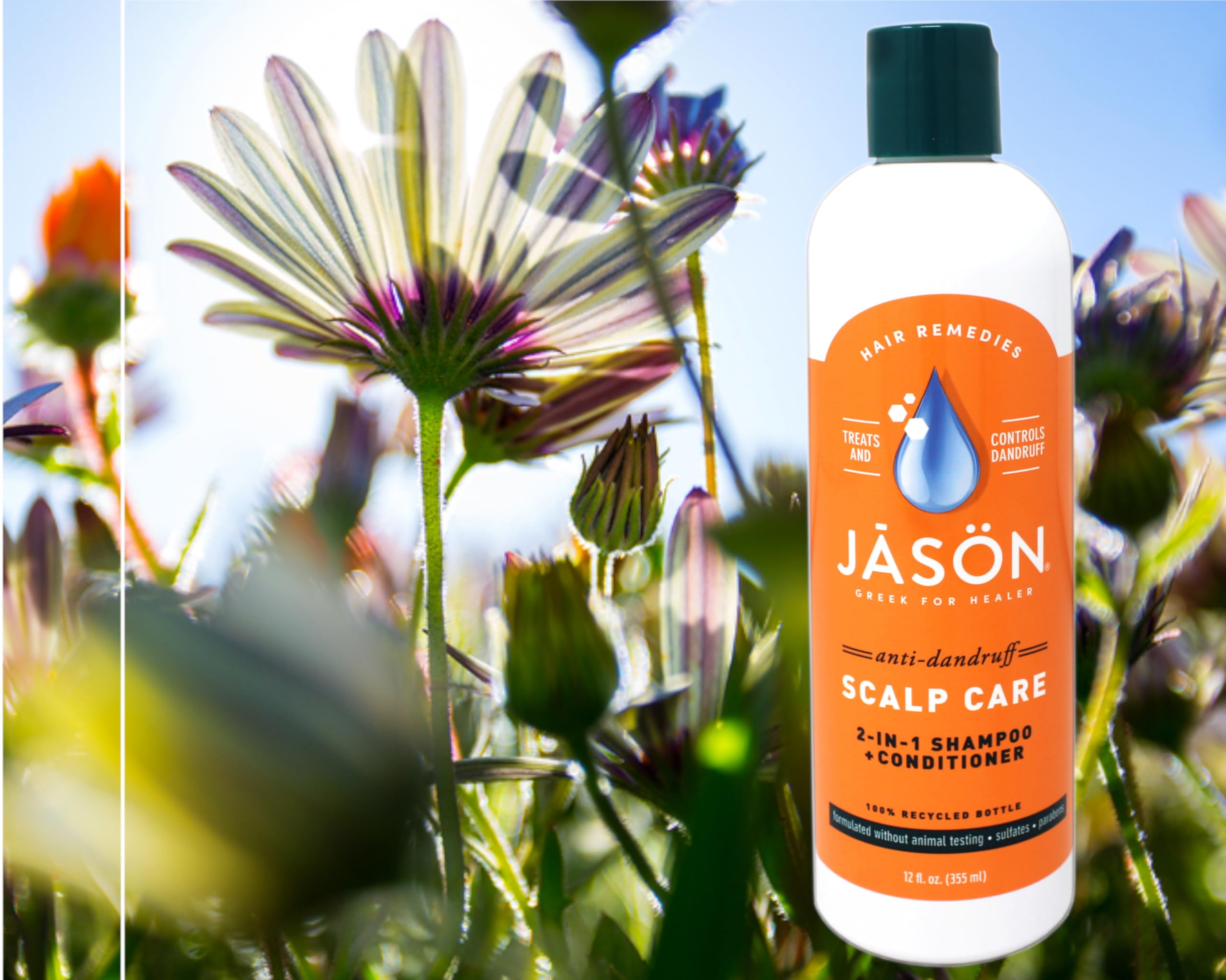 Jason Shampoo Dandruff pump-dispenser enables easy, even application.