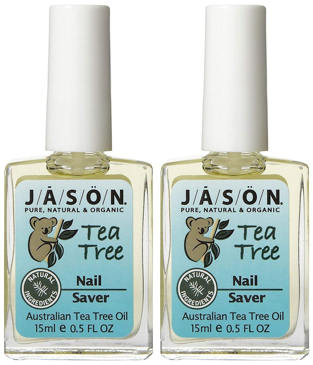 Jason Tea Tree Oil Nail Saver bottle pour supports nails and cuticles.
