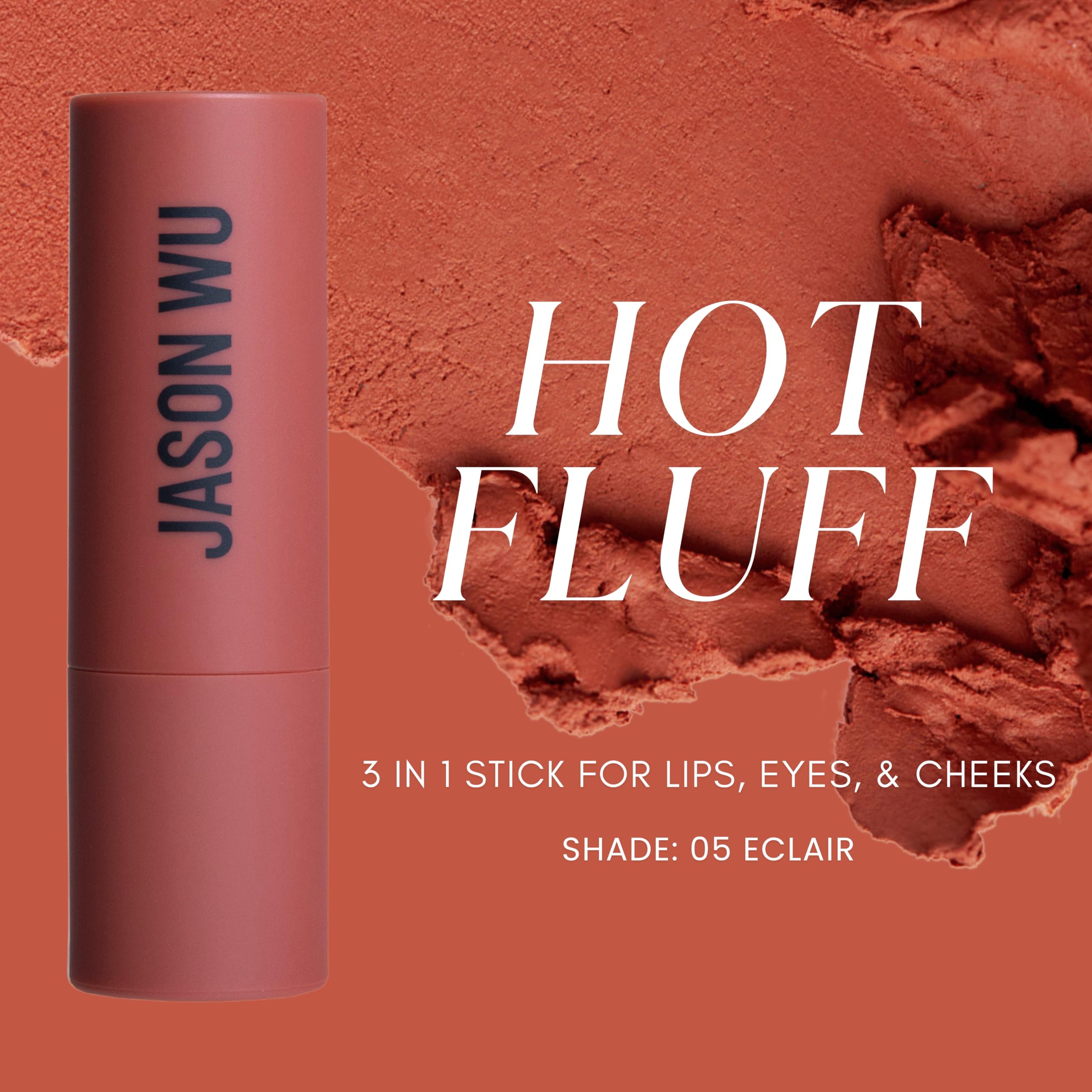 Jason Wu Hot Fluff compact demonstrates 3-in-1 versatility for lips, cheeks, and eyes