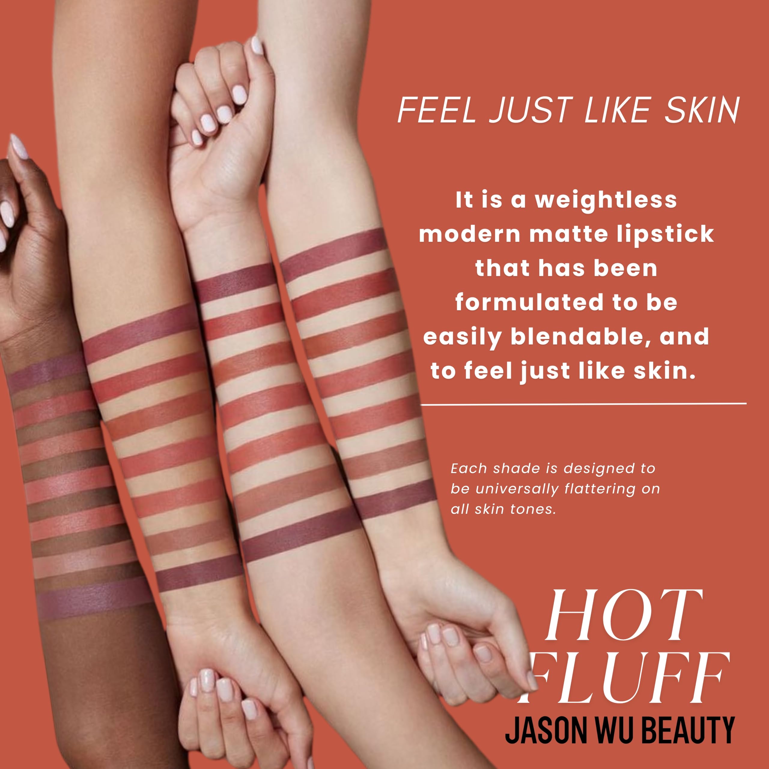 Jason Wu Hot Fluff on lips delivers a comfortable matte finish
