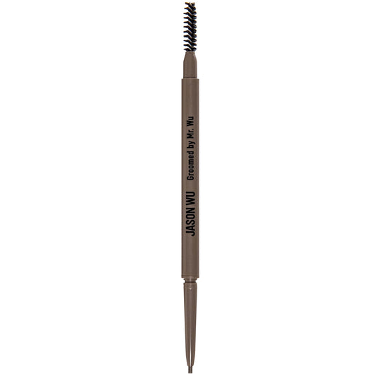 Jason Wu retractable eyebrow pencil tip close-up delivering natural micro-strokes for easy grooming.