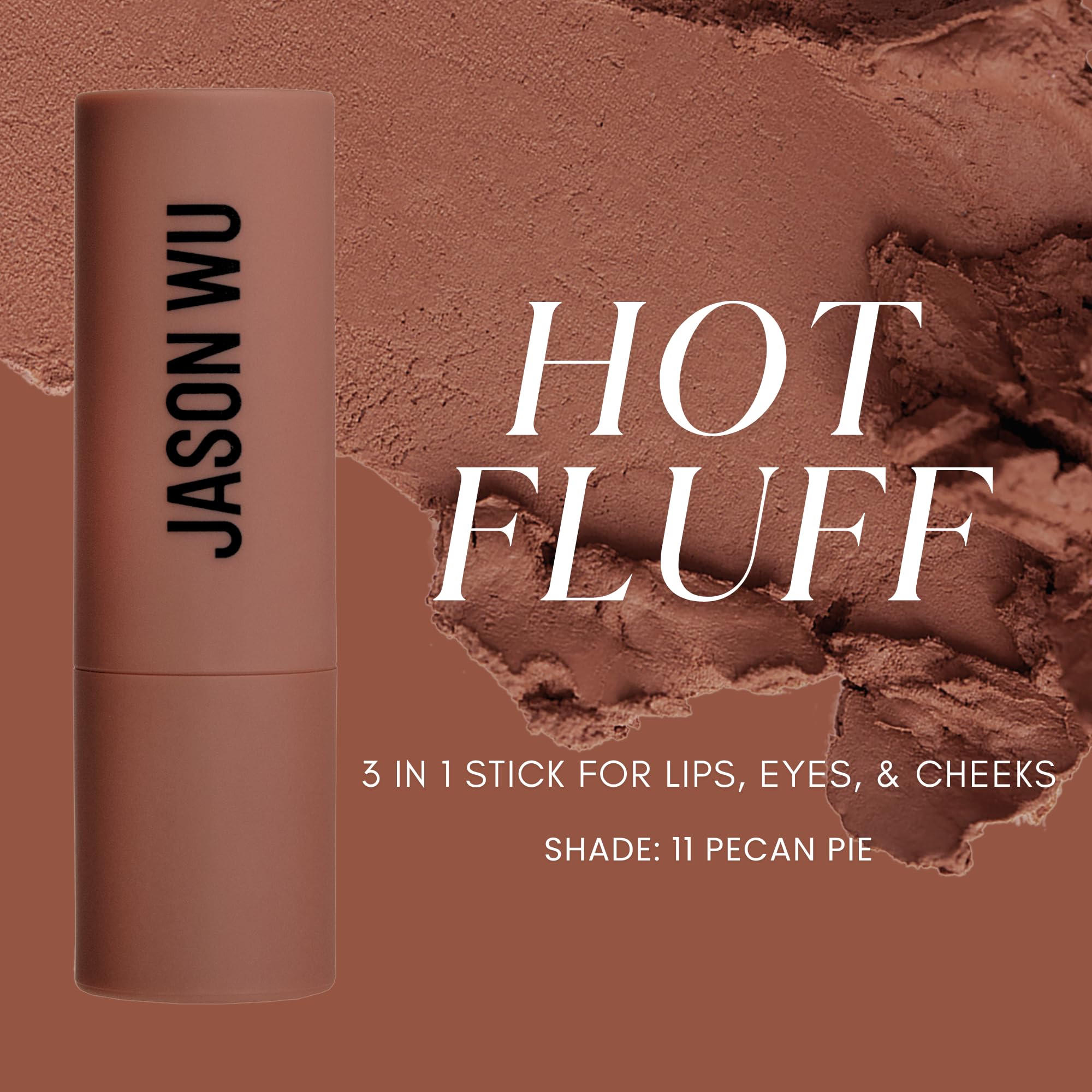 Jason Wu Hot Fluff swatch muestra textura mezcla suave para tono cohesivo