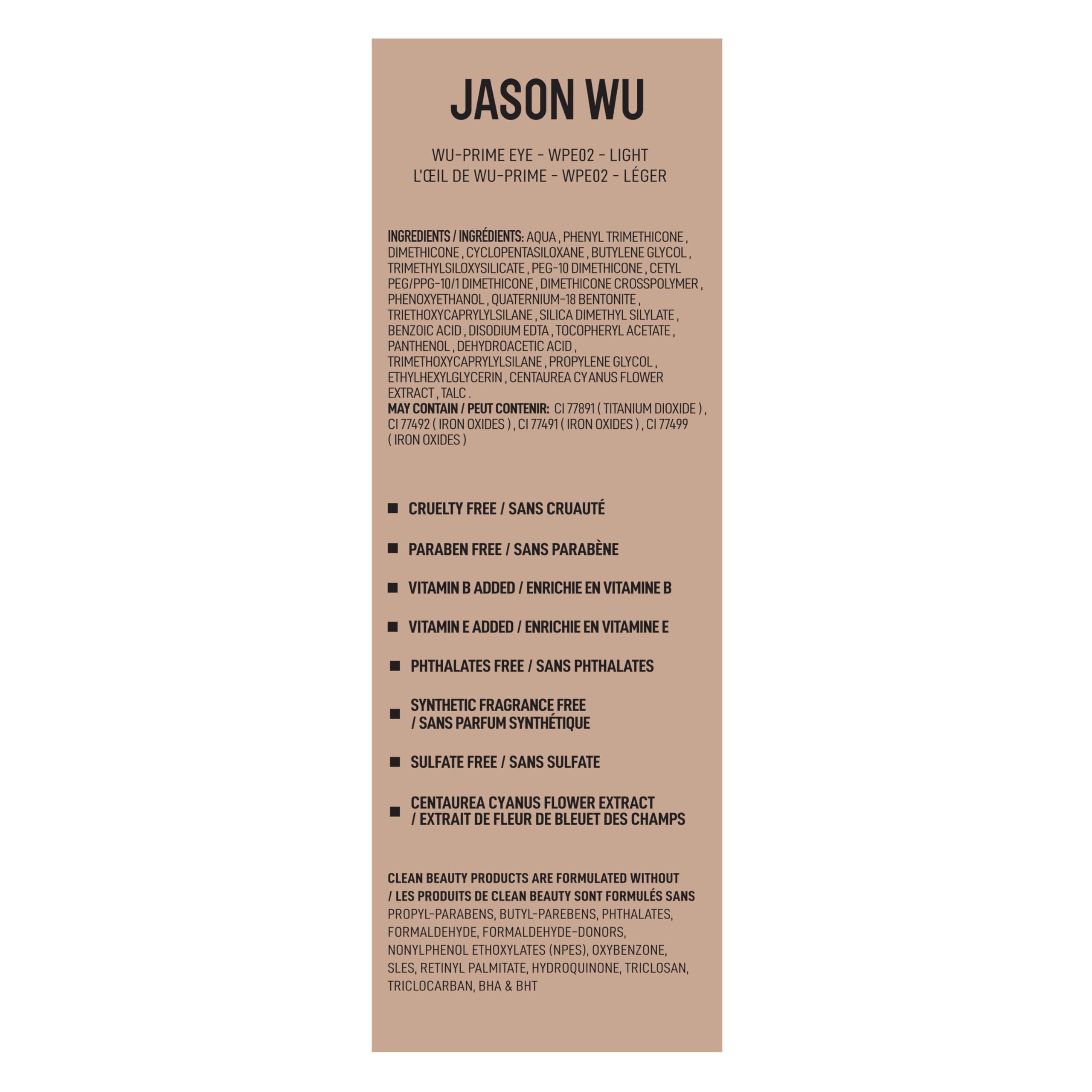 Jason Wu Wu Prime Eye application closeup shows crease-free, long-wearing prep.