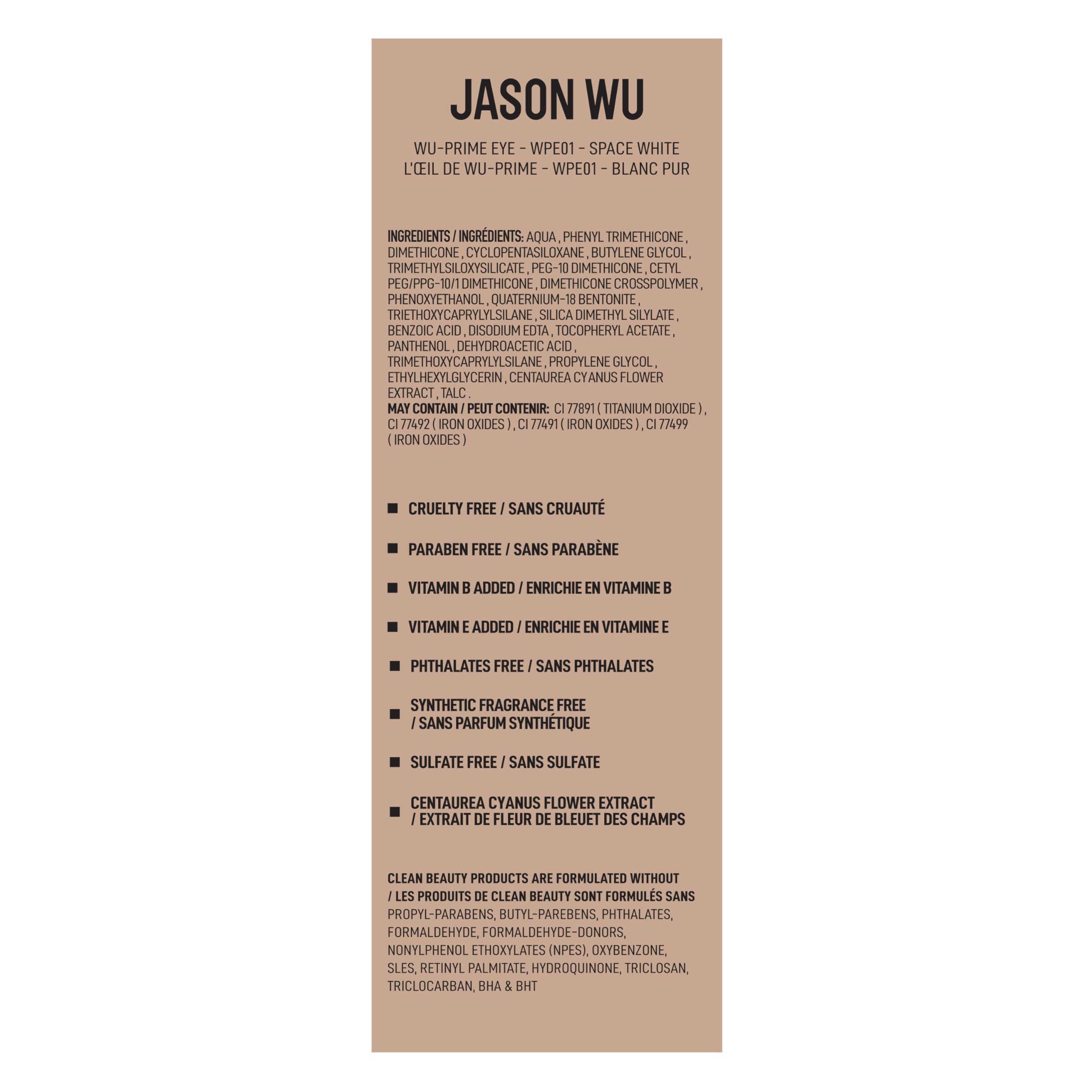 Jason Wu Wu Prime Eye creamy base glides on with long-lasting wear