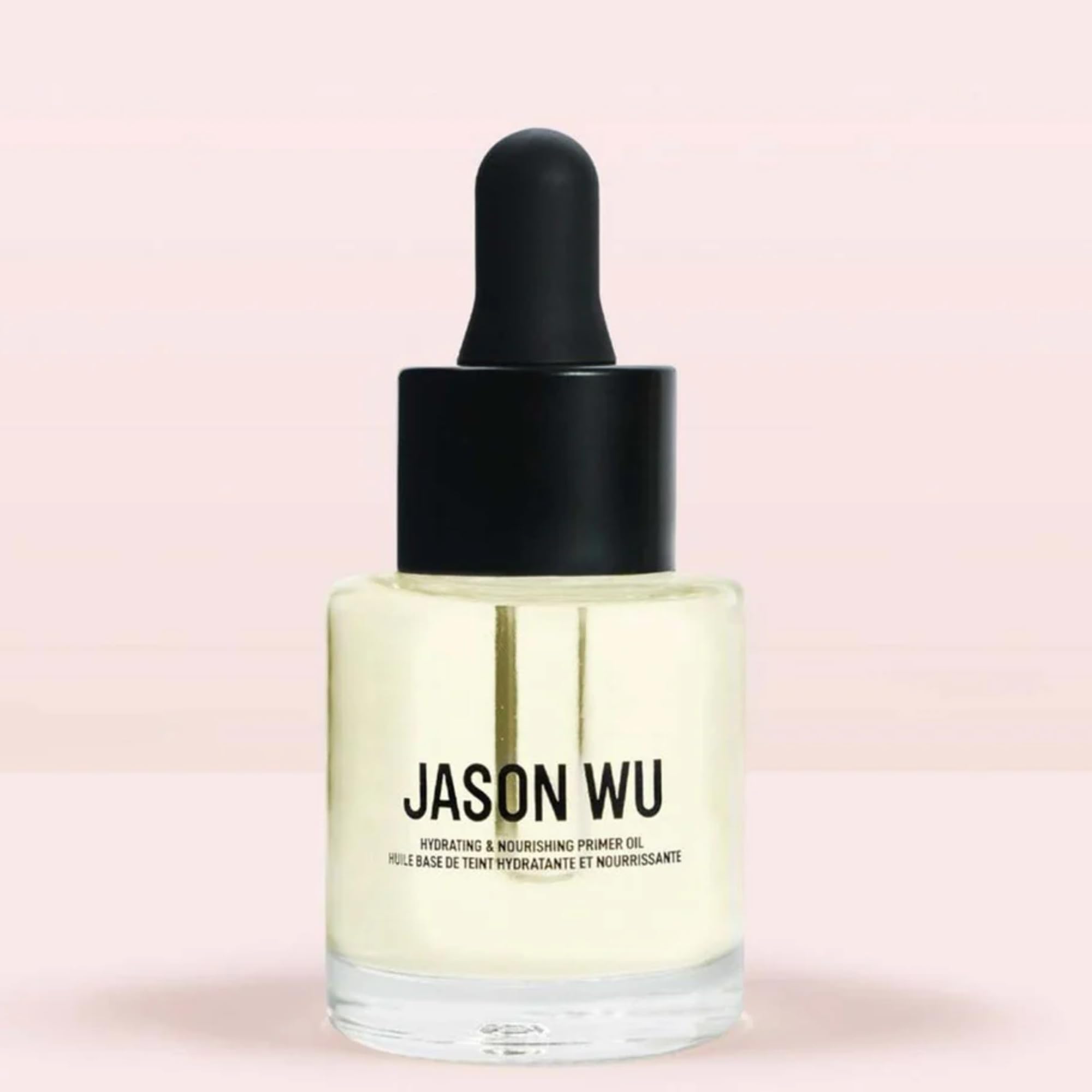 Satin glow finish on skin after Wu-Prime Primer Oil